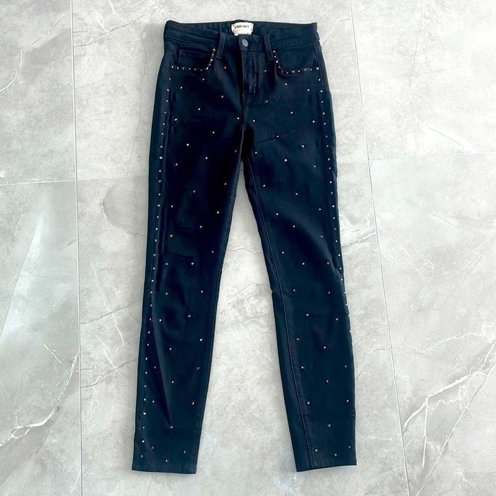 L’AGENCE Crystal Studded Jeans